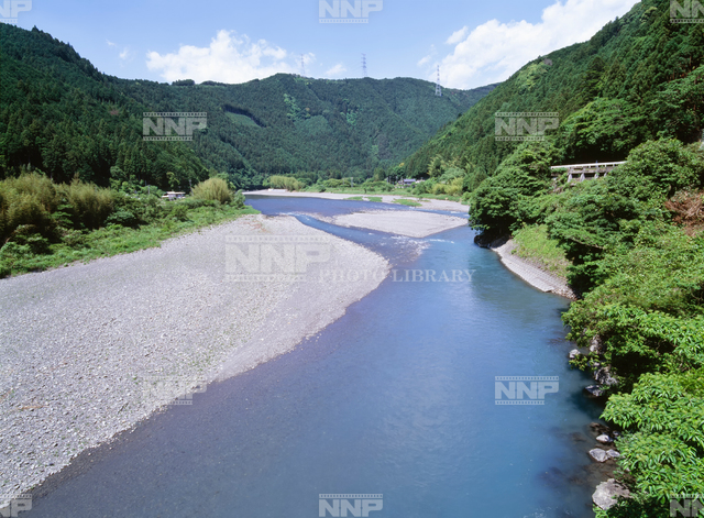 川･中流　気田川(天竜川の支流)