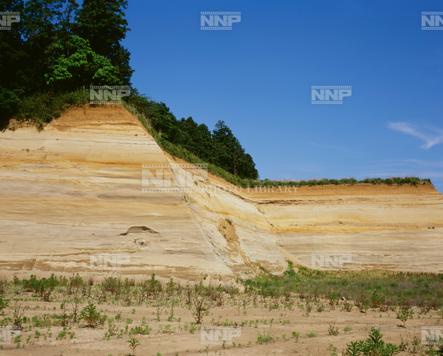 下総台地の地層 / ≪写真素材・ストックフォト≫ NNP PHOTO LIBRARY