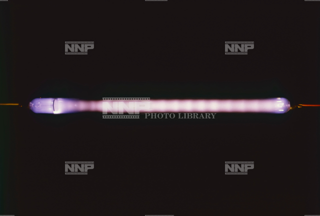 放電管 真空放電 0.3mmHg(約40Pa) / ≪写真素材・ストックフォト≫ NNP PHOTO LIBRARY