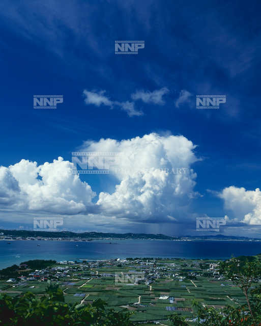 入道雲と雨 写真素材 ストックフォト Nnp Photo Library