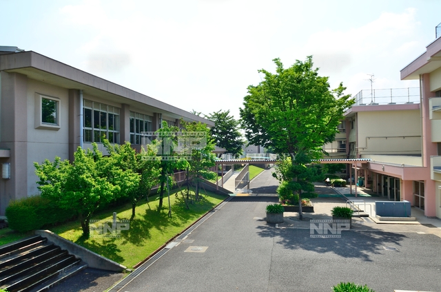 学校の渡り廊下 写真素材 ストックフォト Nnp Photo Library