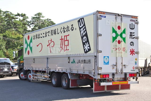 つや姫輸送トラック 写真素材 ストックフォト Nnp Photo Library